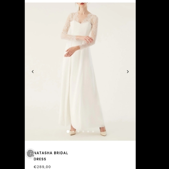 Size 6 (M) Ivy & Oak  white lace bridal dress - Picture 1 of 10